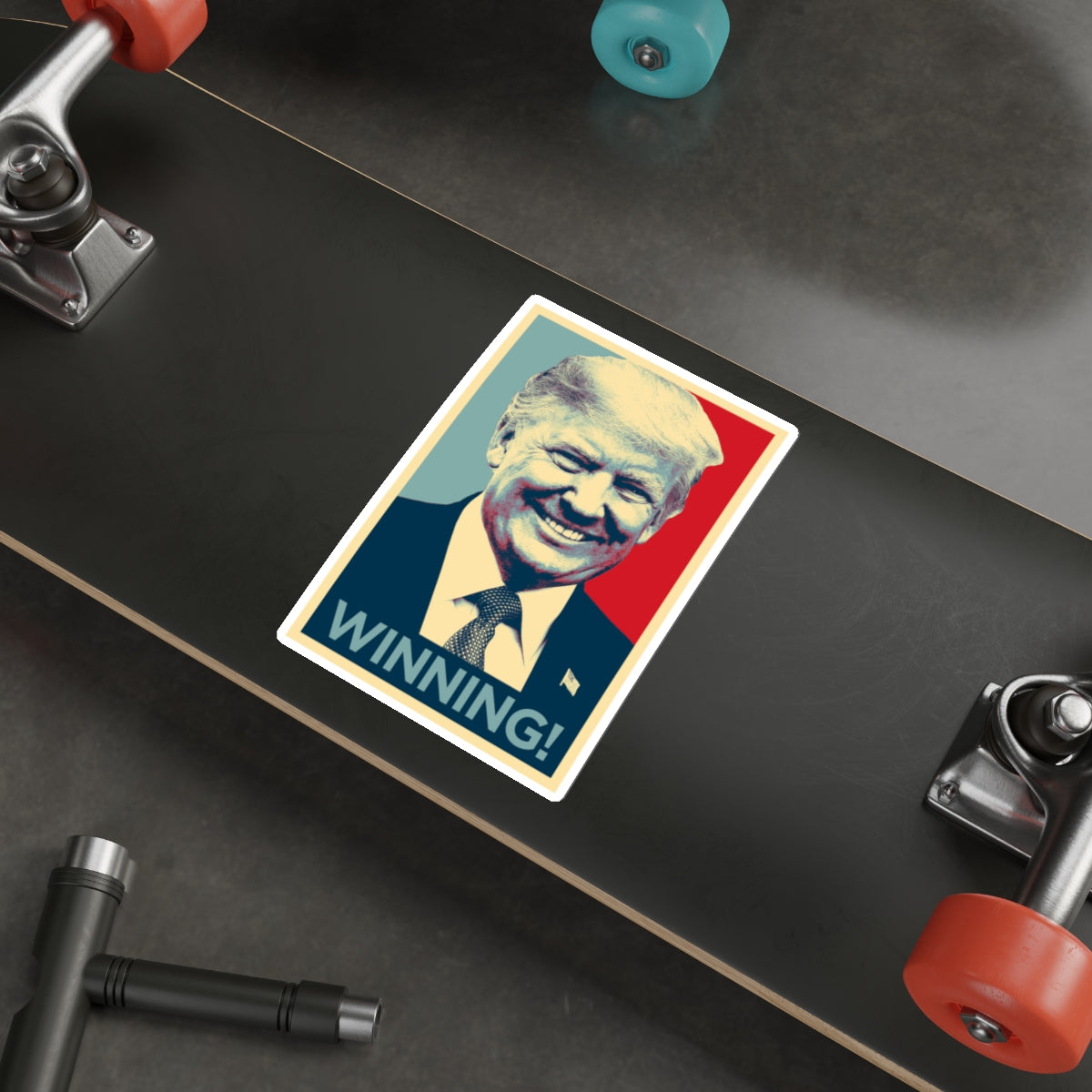 WINNING! President Trump Die-Cut Stickers