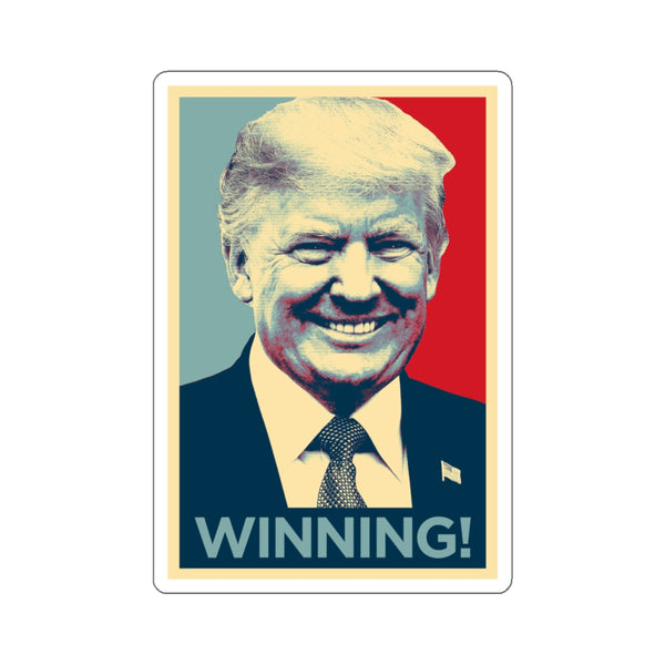 WINNING! President Trump Die-Cut Stickers
