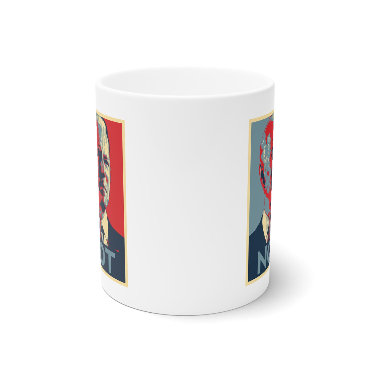 Biden NOT White Ceramic Mug