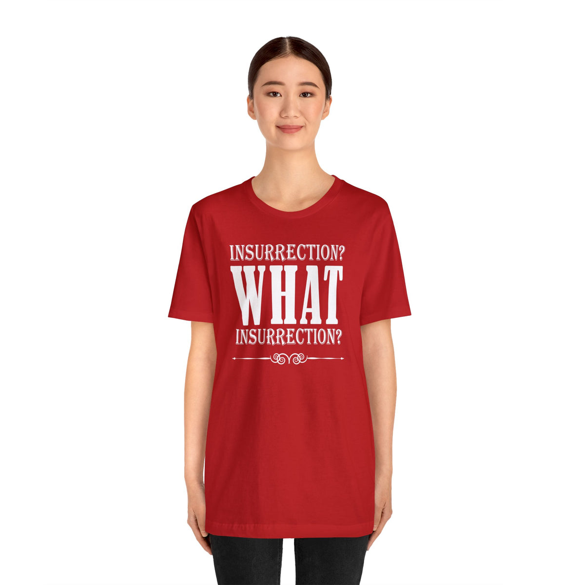 What Insurrection? Unisex Jersey Short Sleeve Tee