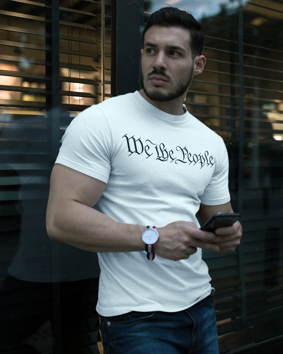 &quot;We the People&quot; Patriotic Statement T-Shirt