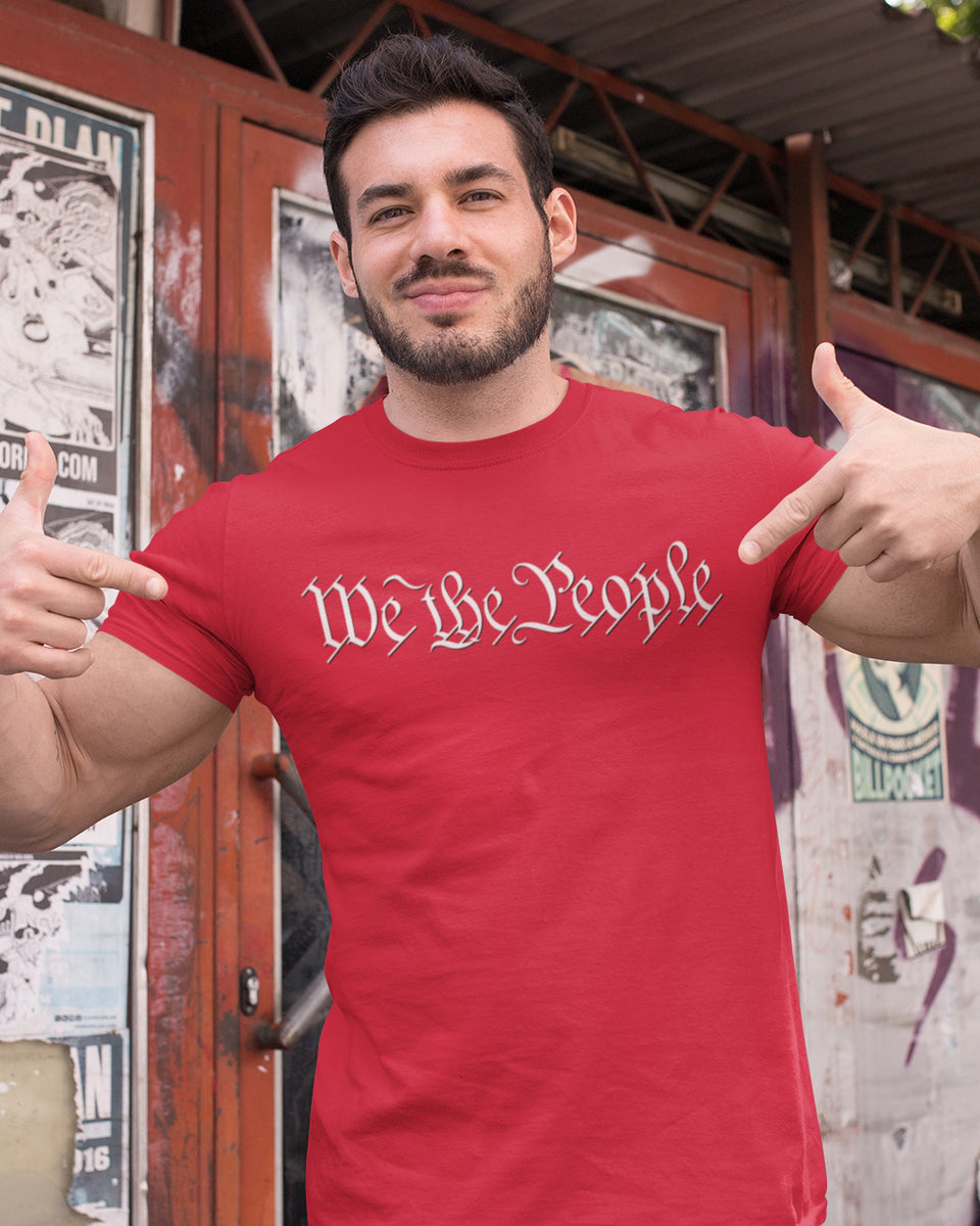 &quot;We the People&quot; Patriotic Statement T-Shirt